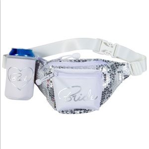 Bride Fanny Pack with Drink Holder